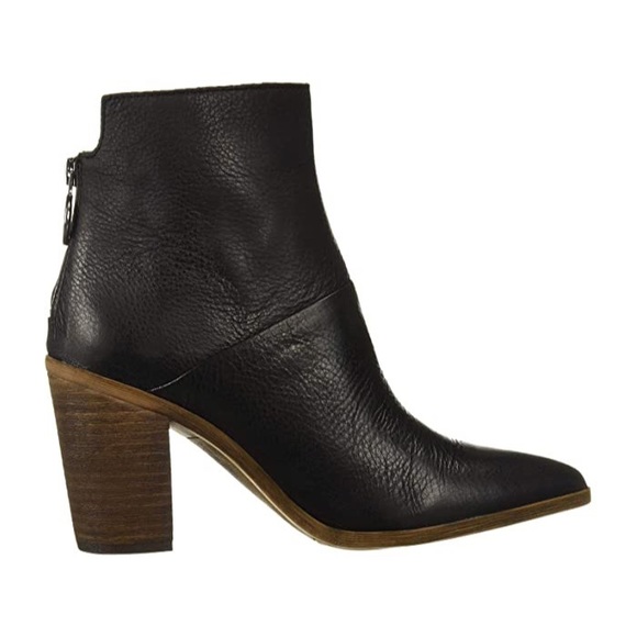 Franco Sarto Shoes - FRANCO SATRO MACK LEATHER BOOTS BLACK Size 10